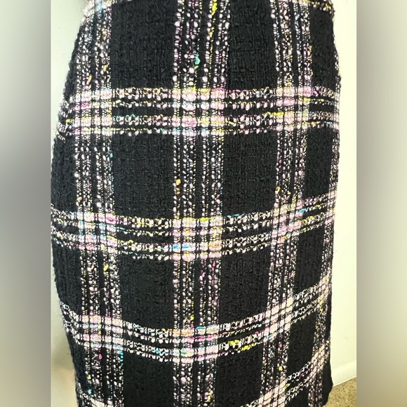 Vintage NWT Earl Rutenberg collection preppy tweed wool plaid wrap skirt. Size 4 - Picture 3 of 10